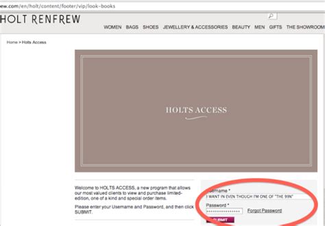 holt renfrew website.